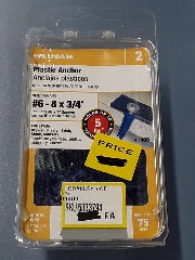 #6 - 8 x 3\/4 Plastic Anchors