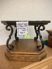 Wrought Iron stone table
