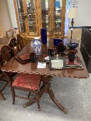 Wooden table with 3 chairs