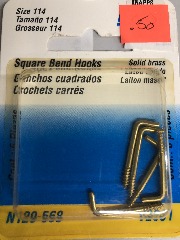 Size 114 Square Bend Hooks