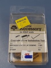 Concrete Screw Installation Tool