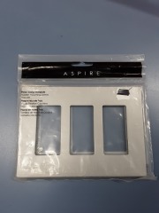 Aspire Three Gang Wallplate