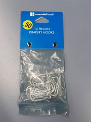 14 Pin-On Drapery Hooks