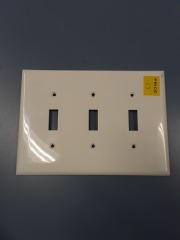 3 Light Switch Face Plate