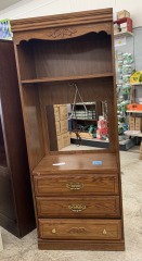 TV cabinet with 3 dresser drawers