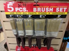 5 pc Paint Brush Set - Lee Jones