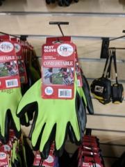 Neon Green Medium Work Gloves