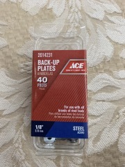 1\/8\u201d BACK-UP PLATES 40pack