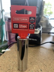 CRAFTSMAN 17mm deep socket 1\/2\