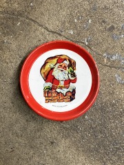 Vintage Santa Coasters Set of 12