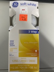 GE Soft White Lightbulb