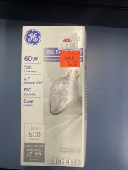 GE 60W Post Light Lightbulb