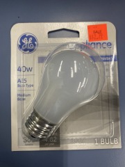 GE 40W Appliance Lightbulb