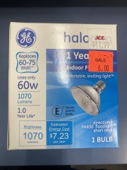 GE 60W Halogen Indoor Floodlight Bulb